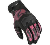 Macna Haros 2.0 Guantes de moto para mujer, negro-rosa, tamaño XS