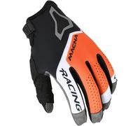 Macna Heat-1 MX - Guantes (Talla L), Color Negro y Naranja