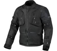 Macna Higera, chaqueta textil impermeable 3XL male Negro/Gris