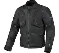 Macna Higera Solid chaqueta textil impermeable para motocicletas, negro, tamaño M para Hombres