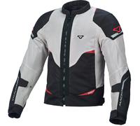 Macna Hurracage Chaqueta textil de moto, negro-gris-rojo, tamaño S para Hombres