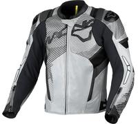 Macna Ignite, chaqueta de cuero/malla 50 male Gris Claro/Gris/Negro