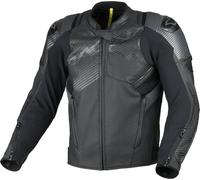 Macna Ignite Chaqueta de cuero para moto perforada, negro, Talla 52