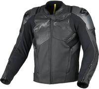 Macna Ignite Chaqueta de cuero para moto perforada, negro, tamaño 50 para Hombres