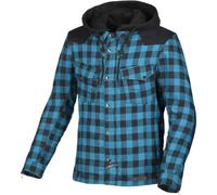 Macna Inland Plaid Chaqueta textil de moto, Azul, Talla XL