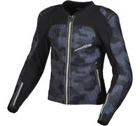 Macna Korus Chaqueta protectora, negro-gris, tamaño XL para Hombres