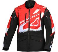 Macna Landmark Chaqueta de motocross, negro-blanco-rojo, tamaño M para Hombres