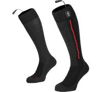 Macna Lava 2.0 Calcetines calefactables, negro-rojo, tamaño 37 38 39 40 para Hombres