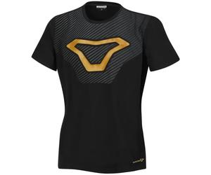 Macna Logo Camiseta Damas, negro/amarillo, Talla L