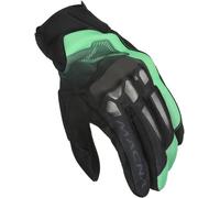 Macna Mana Guantes de moto, negro/verde, Talla L