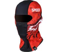 Macna Mane Pasamontañas de motocicleta, negro/rojo, Talla única