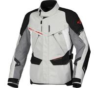 Macna Mundial, chaqueta textil impermeable L male Gris Claro/Gris/Negro/Rojo