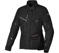 Macna Mundial impermeable Chaqueta textil de motocicleta para mujer, negro, Talla L