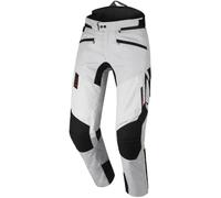 Macna Novado 2.0 NightEye Pantalones Textiles de Motocicleta Impermeables, Gris claro/negro, Talla M larga