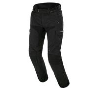 Macna Novado Pantalones textiles impermeables para motocicletas, negro, tamaño S para Hombres
