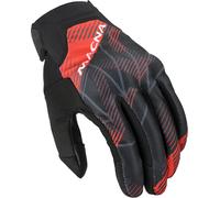 Macna Obtain Leather Guantes de moto, blanco-rojo, tamaño XL para Hombres