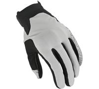 Macna Obtain Leather Guantes de moto, negro-gris, tamaño L para Hombres