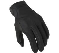 Macna Obtain Leather Guantes de moto para mujer, negro, tamaño L