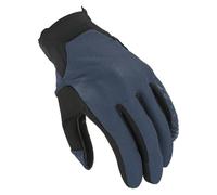 Macna Obtain Leather Guantes de moto, negro/azul, Talla M