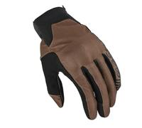 Macna Obtain Leather Guantes de moto, negro-marrón, tamaño M para Hombres