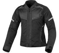Macna Orcano 2.0 Chaqueta textil de moto para mujer, negro, tamaño S