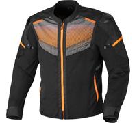 Macna Orcano 2.0 Chaqueta Textil Moto, negro/naranja, Talla S