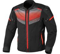 Macna Orcano 2.0 Chaqueta Textil Moto, negro/rojo, Talla XXL