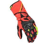Macna Powertrack Guantes de moto, negro-rojo, tamaño L para Hombres