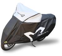 Macna Premium Funda de motocicleta, negro/gris, Talla M