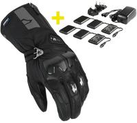 Macna Progress 2.0 RTX DL Kit de guantes de moto impermeables calefactables, negro, Talla L