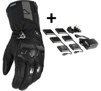 Macna Progress RTX 2.0 12V Kit, guantes impermeables calefactabl XS male Negro