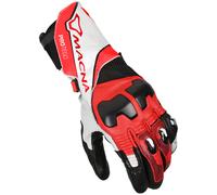Macna Protego, guantes M male Rojo/Blanco/Negro