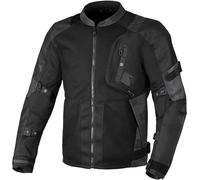 Macna Raddic Camo Chaqueta textil de moto, negro-multicolor, tamaño S para Hombres