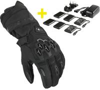 Macna Rafino RTX 12V Kit, guantes impermeables calefactables S male Negro