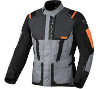 Macna Rancher 2.0, chaqueta textil impermeable S male Gris/Negro/Naranja