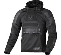 Macna Rebelite Chaqueta Textil Moto, negro, Talla M