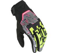 Macna Recon 2.0 Neon Guantes de moto, negro-gris-amarillo, tamaño S para Hombres