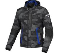 Chaqueta de Moto Macna Riggor Negro/Gris Camuflaje/AzulS Negro,Gris Camuflaje,Azul