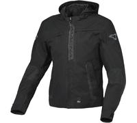 Macna Riggor chaqueta textil impermeable para motocicletas, negro, Talla XL