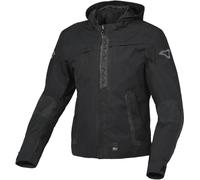 Macna Riggor chaqueta textil impermeable para motocicletas, negro, Talla XXL