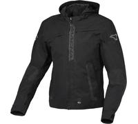 Macna Riggor chaqueta textil impermeable para motocicletas, negro, tamaño S para Hombres