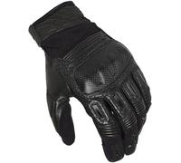 Macna Rime Guantes de moto perforados, negro, tamaño S para Hombres