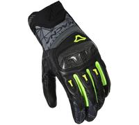 Macna Rocco Guantes de moto, negro-amarillo, tamaño 2XL