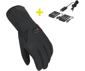 Macna Spark Kit de guantes de bicicleta calefactables, negro, tamaño M para Hombres