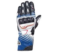 Macna Street R Guantes de moto, negro-blanco-azul, tamaño 2XL para Hombres