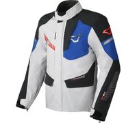 Macna Synchrone chaqueta textil impermeable para motocicletas, negro-gris, tamaño XL para Hombres