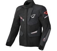 Macna Synchrone Solid chaqueta textil impermeable para motocicletas, negro, tamaño 4XL para Hombres