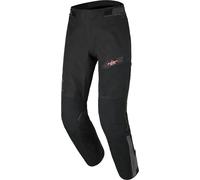 Macna Synchrone Solid Pantalones textiles impermeables para motocicletas, negro, Talla M larga
