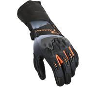 Macna Tanamax Guantes de moto, negro-gris-naranja, tamaño 3XL para Hombres