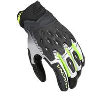 Macna Tanami Guantes de moto, negro-amarillo, tamaño S para Hombres